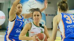 W swoim ostatnim spotkaniu "Pszczółki" pewnie pokonały koszykarki z Poznania.