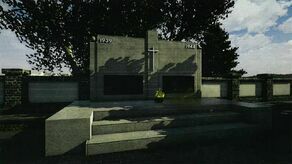 Wizualizacja architektoniczna stanu projektowanego pomnika