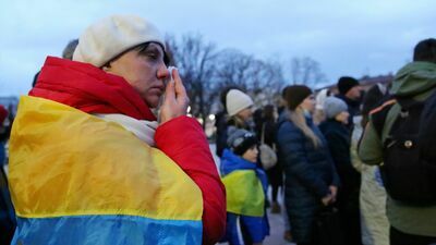 Lublin solidarny z Ukrainą. "Potrzebne nam jest wsparcie" [zdjęcia, wideo]