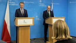 Mariusz Błaszczak i Ben Wallace