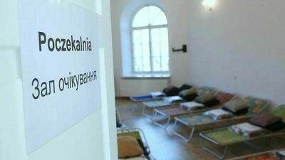 Punkt recepcyjny w Dorohusku. 