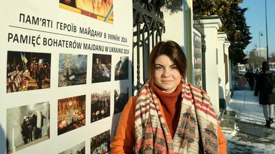 Krystyna Mielnicka swoją przyszłość wiąże już z Polską. Cieszy się, że jej rodzice mieszkają we Lwowie, czyli daleko od wschodniej granicy Ukrainy