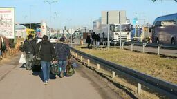 Tak było wczoraj na przejściu granicznym w Dorohusku. 