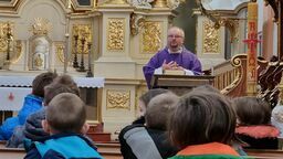 Msza święta odprawiona w obrządku wschodnim w bazylice w Janowie Podlaskim na prośbę Ukraińców 