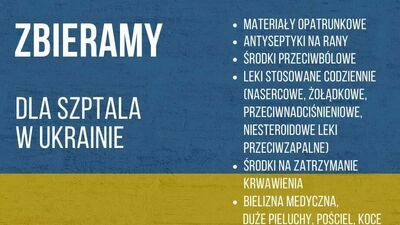 Do ukraińskich szpitali z Lublina pojedzie pomoc medyczna. Sprawdź jak wesprzeć akcje