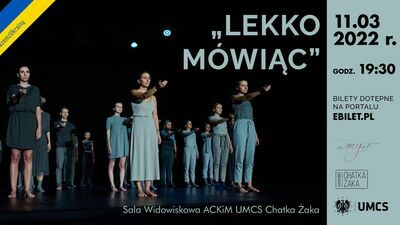 "Lekko mówiąc" - spektakl w Chatce Żaka