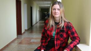 Pani Swietłana razem z młodszą córką od kilku dni mieszka Tymczasowym Dom dla Uchodźców w Bystrzejowicach Trzecich