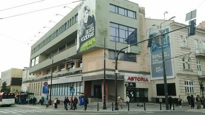 Budynek Astorii, ukończony w 1967 roku, jest w dużym stopniu niewykorzystany