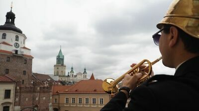 Dziś w Lublinie trębacz odegra hymn Ukrainy i Polski