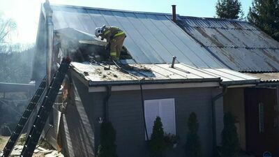 Pożar w domu wyremontowanym przez telewizję