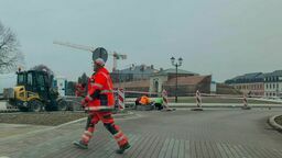 Naprawa nawierzchni ulicy Łukasińskiego trwa. Utrudnienia mają potrwać do końca tygodnia