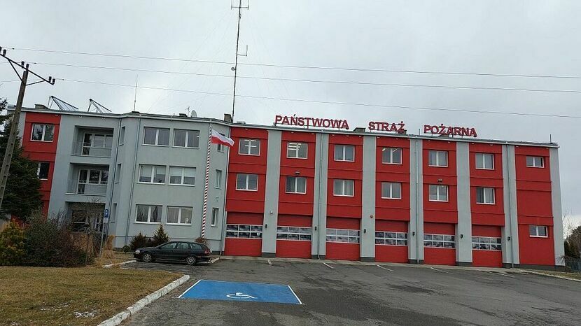 Mieszkania, w których zostali zakwaterowani bliscy strażaków z Ukrainy są w budynku kraśnickiej komendy