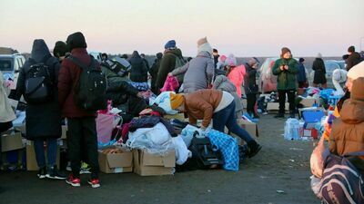 Dołhobyczów przejście graniczne. Zdjęcie sprzed kilku dni