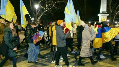 Sprzeciwiają się wojnie w Ukrainie i dali temu wyraz. Marsz Solidarności Młodych w Lublinie