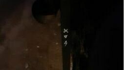 Takie oznakowanie znaleźli na swojej posesji mieszkańcy osiedla Sielczyk