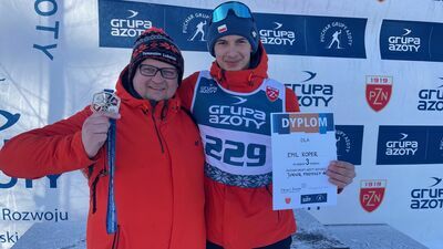 Emil Koper (z prawej) był jedynym przedstawicielem MULKS Grupa Oscar Tomaszów Lubelski podczas Europejskiego Festiwalu Młodzieży w Vuokatti