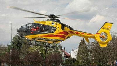 Chłopiec został przetransportowany do szpitala w Lublinie śmigłowcem Lotniczego Pogotowia Ratunkowego