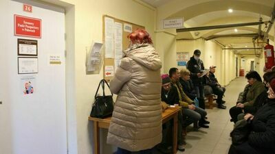 Kolejka kilka dni temu