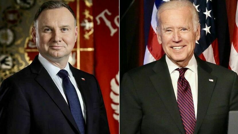 Prezydenci Andrzej Duda i Joe Biden