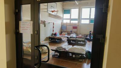 Jedno z miejsc w Lublinie, w którym uchodźcy z Ukrainy mogą przenocować