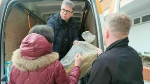 Wiozą z Lublina na granicę ciepło, bo ludzie palą opony żeby się ogrzać