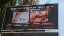 Jeden z billboardów, jakie można było zobaczyć w Lublinie