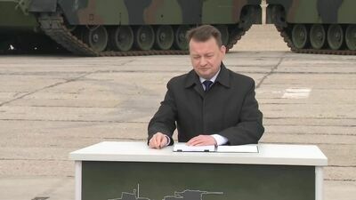 Minister obrony narodowej Mariusz Błaszczak podpisał umowę na zakup 250 czołgów Abrams dla Wojska Polskiego