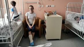 Na dom Nazara, Oleny i Timura spadła rosyjska rakieta. Wzrok odzyskują w klinice w Lublinie