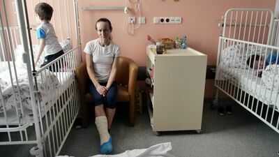 Na dom Nazara, Oleny i Timura spadła rosyjska rakieta. Wzrok odzyskują w klinice w Lublinie