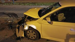 Zderzenie trzech samochodów na al. Spółdzielczości Pracy w Lublinie [zdjęcia]