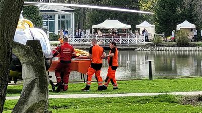 Konar drzewa uderzył dziecko w głowę. Dziewczynka straciła przytomność