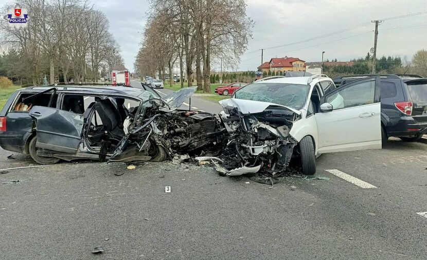 Wypadek w miejscowości Zakręcie