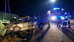 Wypadek w Paulinowie koło Nałęczowa