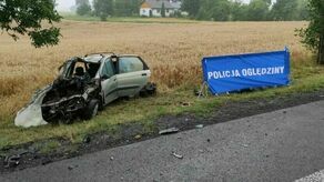 Wypadek w miejscowości Lechówka