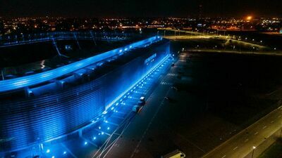 Arena Lublin będzie w sobotę wieczorem podświetlona na niebiesko