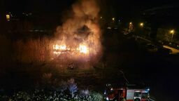 Puławy: Pożar pustostanu. To mogło być podpalenie