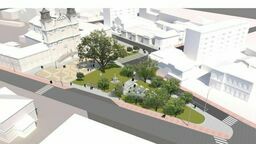 Takie były pierwotne zamiary przebudowy placu. Teraz będzie skromniej