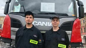 Przemek i Norbert uczą się w tej samej klasie zamojskiego LO CSM. Już zapisali się do OSP, ale chcą zostać zawodowymi strażakami.