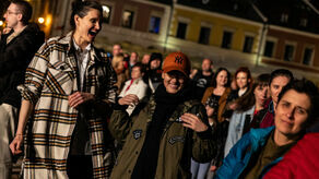 Wieczorny koncert na Rynku Wielkim zgromadził bardzo liczną publiczność