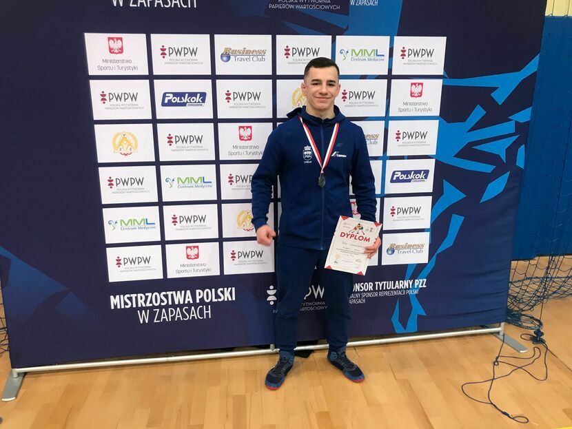 Piotr Lewandowski został wicemistrzem Polski juniorów<br />
<br />
