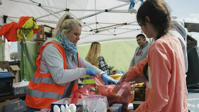 Punkt pomocowy na MOP Markuszów