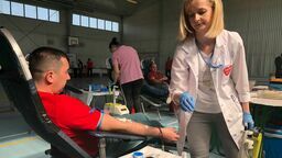 W ostatnią niedzielę w Żdanowie krew oddało 86 osób. Chętnych było więcej.