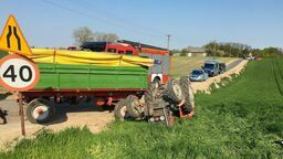 Wypadek w miejscowości Łopiennik