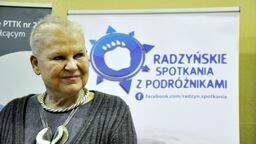 Elżbieta Dzikowska w Radzyniu Podlaskim w 2016 roku