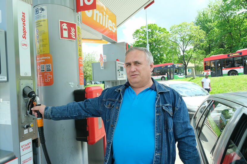 Mirosław Mrozek w poniedziałek za litr LPG zapłacił 3,59zł.