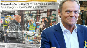 O czym przypomniał sobie Tusk i kto dźwiga pudła z pomocą dla uchodźców