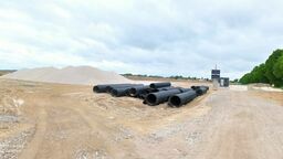 Zaplecze budowy A2 pomiędzy Ciciborem Dużym a Białą Podlaską