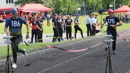 Strażacy z całego województwa ścigali się w Puławach
