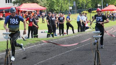 Strażacy z całego województwa ścigali się w Puławach