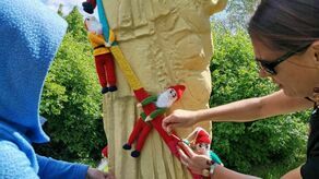 Tak się świętuje urodziny patronki osiedla w Lublinie.  Krasnoludki są na świecie